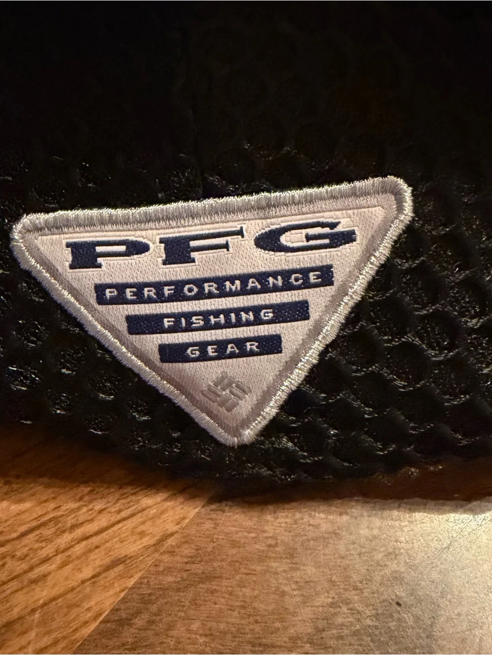 NEW Columbia PFG Black Trucker Hat with Mint Fishing Emblem